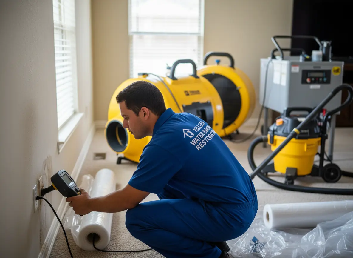 Burst Pipe Damage Cleanup in Killeen, TX